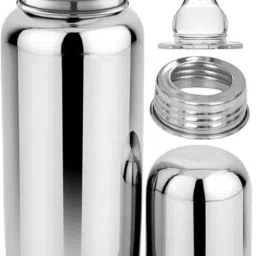 Stainless steel Baby Feeding Milk Bottle Milk Feeding Water Feeding pack of- Steel-picture-27