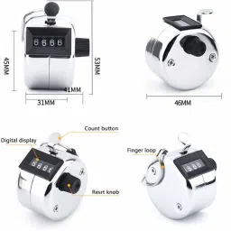 rhonnium ™ Digit Number Clicker Sport Counter Counting Recorder Analog Tally Counter image 2