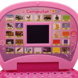 kashti toys and games English Learner Educational Notebook / Laptop with Mouse Control (PINK)) image 3