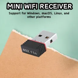GUGGU (Wi-Fi Receiver) with Multi-Device Connectivity For All Pc System and LaptopH59 USB Adapter-image-63