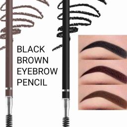 AMAZING BLACK AND BROWN EYEBROW PENCIL WITH BRUSH-image-70