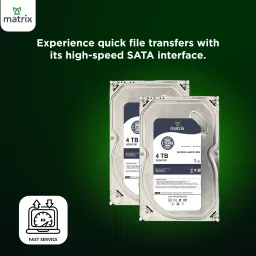 MATRIX HARD DISK DRIVE 4TB 4 TB All in One PC's Multicolor SATA Internal Hard Disk Drive (HDD) (?MIS04THD) image 2
