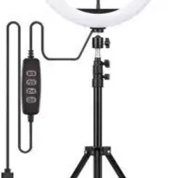 TECHMAZE 10"LED RingLight with 7Ft Tripod Stand Combo for Video Shooting PhotoShoot T5 Ring Flash-image-27