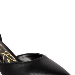 London Rag Pointed Toe Block Heel Pumps image 5
