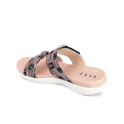 ELLE Textured Open Toe Comfort Heels image 3