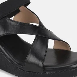 Marc Loire Open Toe Wedge Heels With Backstrap image 2