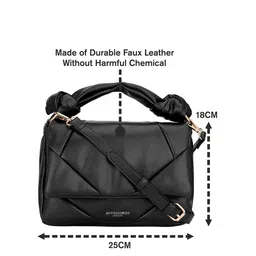 Accessorize Structured Handheld Bag with Quilted image 5
