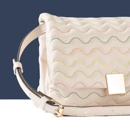 Accessorize PU Structured Satchel with Quilted image 5