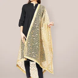 Dupatta Bazaar Embroidered Dupatta with Zardozi image 3