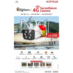 CP PLUS ezyKam+ Bullet CCTV Security Camera (Two Way Audio, CP-V32G, White) image 5