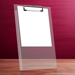 Unique Paper Clipboard Drawing/Writing/Exam board with Clip & Elastic - Sturdy-36