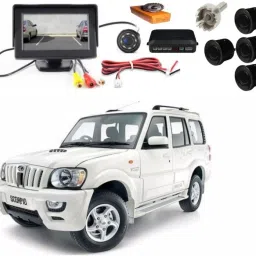 Premium Car TFT Monitor & LED Camera with Parking Sensor Kit Combo-14
