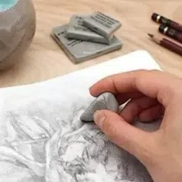 53 arts neadable Eraser for Graphite & Charcoal Pencils Non-Toxic Eraser image 5