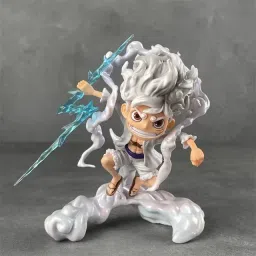 One piece-Monkey D Luffy Gear 5 Awakening Q Style Anime Action Figure-11