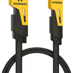 WowMax 4-in-1 Cable 1 m 4-in-1 Fast Charging Data Cable | USB to Micro USB, Type-C, iPhone & C-Lightning | 3.5A | 1.2M | Universal All-in-One Cable for Android & iOS Devices-image-64