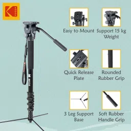 KODAK M535 Three Way Support Base MONOPOD For Cameras Monopod image 4