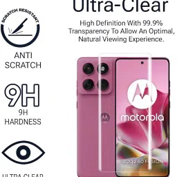 GORILLA PRO PLUS Tempered Glass Guard for Moto Edge 60 Fusion 5G Temper Glass Edge To Edge Screen Protector Full Coverage Screen Guard For Moto Edge 60 Fusion Tempered Glass image 2