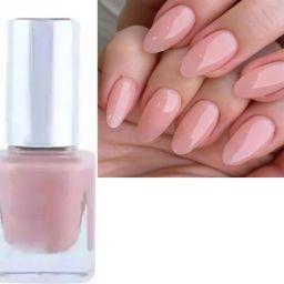 Glossy Finish Long Lasting nail paint Peach pink-image-64