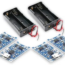 HUBX COMBO BATTERY CASE AND TP4056 5 Watts PSU-12