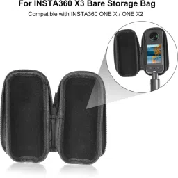 TECHYSPOT Hard Carrying Bag Case for Insta360 ONE X, X2, X3 - Double Layer Lens ProtectionCamera Bag image 2