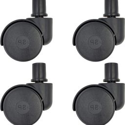 2" Inch Cooler Wheels, 19mm Piller Size (Pack of 4 Pcs) Black Fixed Furniture Caster-image-19