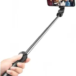 MOBONE R1 with Bluetooth Remote, Tripod with Bluetooth Remote, Mobile Selfie Stand Multifunctional Selfie Stick Bluetooth Selfie Stick-image-23