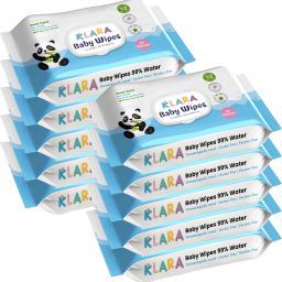 99% Pure Water Baby Wipes with Aloe Vera | Rash-Free & Paraben-Free | Pack of 10-image-72