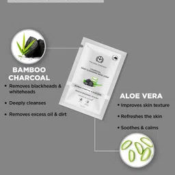 THE MAN COMPANY 4 Charcoal Nose Strips with Aloevera Extract Whitehead & Blackhead Remover image 5
