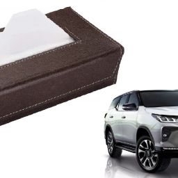 Car Tissue Box Paper Tissue Holder Brown with 200 Sheets(100 Pulls) For Toyota Fortuner New 2021 Vehicle Tissue Dispenser-image-16
