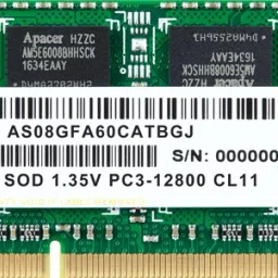Apacer 1 DDR3 8 GB (Dual Channel) Laptop (DDR3 NOTEBOOK MEMORY MODULE)-33