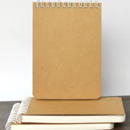 innaxa Wirebound Sketch Book Notepad Diary Memo Planner A6 Note Pad Blank 100 Pages image 2