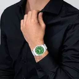 vamkora Analog Watch - For Men Green Dial Date Function VM-LR150 image 5