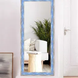 elegant arts and frames Brown Wood & Glass Full Length Mirror-picture-37