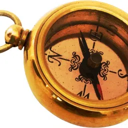 Antique Nautical Brass Compass Compass-image-10