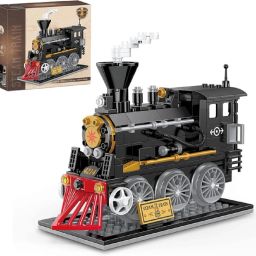 246 Pieces Mini Locomotive Train Engine Building Blocks Educational Toy Kids-15
