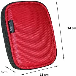 saco Pouch for Seagate One Touch 1TB/2TB and Seagate Portable 1TB Hard Disk Case (Max Size 12.5 x 9.2 cm) image 2