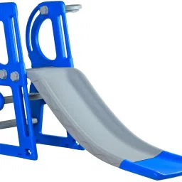 Riko Kids Toy Foldable Slide with Basket for Home & School-17