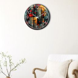 olive tree Lighting Design 12 Inches Classic Wooden Clock-picture-42
