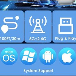 templuswon Wireless HDMI Transmitter and Receiver 4K, 2.4G/5G Plug & Play Portable Wireless HDMI Extender Kit for Streaming Video and Audio to Monitor from Laptop/PC/TV Box/Projector image 5