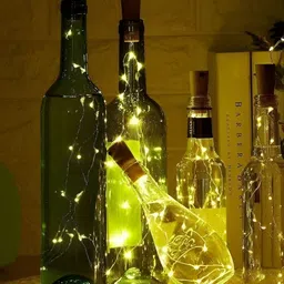SPARK WORLD Yellow Rice Shaped Bulb String Lights image 3