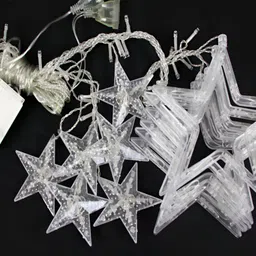 SPARK WORLD Yellow Star Shaped String Lights image 3