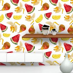 ArtzFolio white & Red Printed Peel & Stick Self-Adhesive Wallpaper-image-59