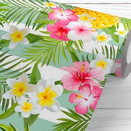 ArtzFolio White & Green Printed Self-Adhesive Water-Resistant Wallpaper-image-73