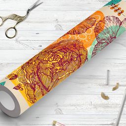 ArtzFolio Yellow & Black Printed Peel & Stick Self-Adhesive Wallpaper-image-59