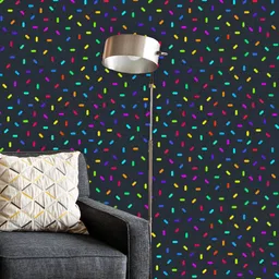 ArtzFolio Black & Yellow Printed Self Adhesive Wallpaper-image-41