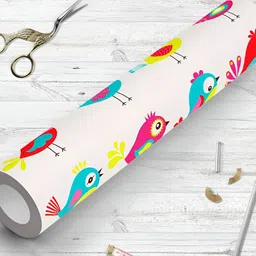 ArtzFolio White & Pink Abstract Printed Self Adhesive Water Resistant Wallpaper-9