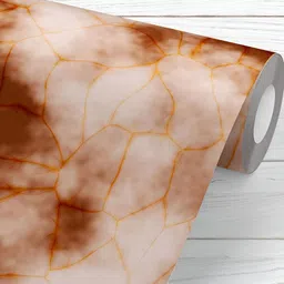 ArtzFolio Brown & Beige Abstract Printed Water Resistant Peel & Stick Wallpaper-15