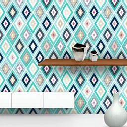 ArtzFolio White Geometric Printed Self-Adhesive Peel & Stick Wallpaper-image-99
