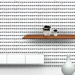 ArtzFolio White & Black Printed Self Adhesive Wallpaper-image-56