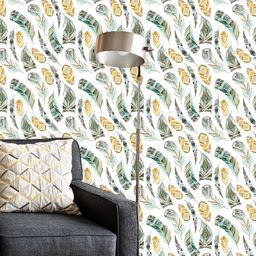ArtzFolio White & Green Peel & Stick Self-Adhesive Wall Sticker-image-49